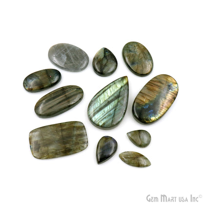 Labradorite Natural Gems 500ct Mix Shape Lot Natural Cabochon Gemstones, Mix Shape Lot Wholesale, Making Kit