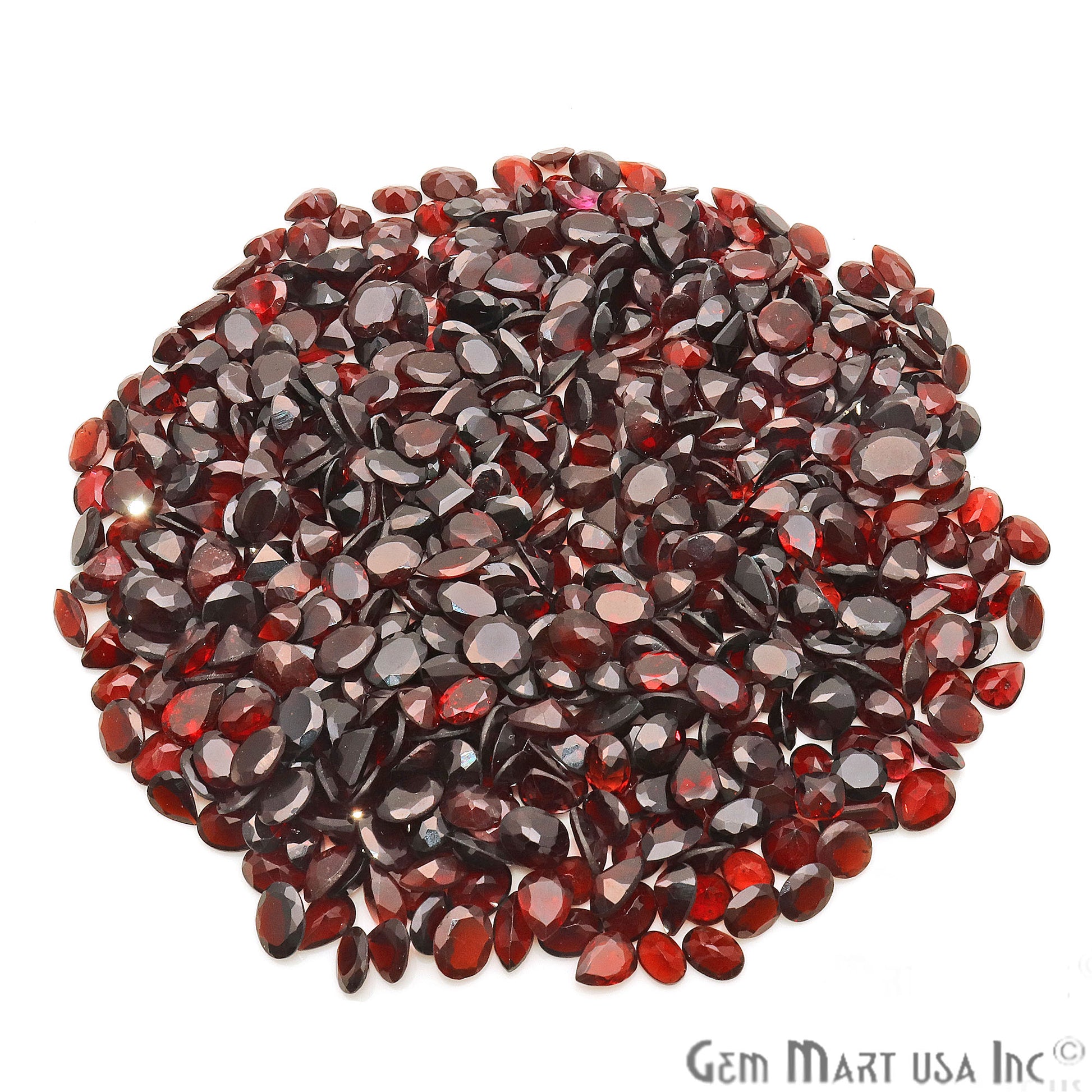 Natural Garnet Mix Shape Loose Gemstones,Precious Stones - GemMartUSA