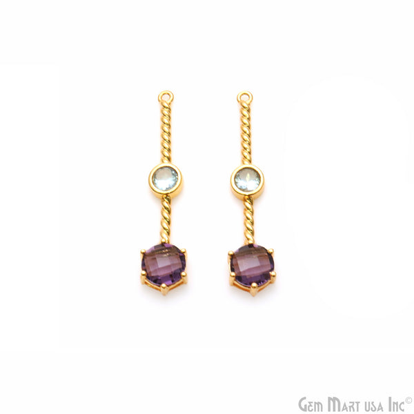 Amethyst & Blue Topaz...