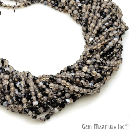 Rutile Jade 3-4mm Faceted Rondelle Beads Strands 14Inch - GemMartUSA