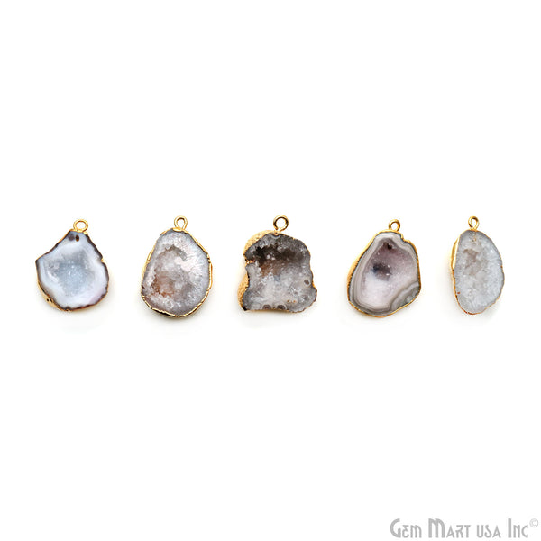 Geode Druzy Gold Electroplated...