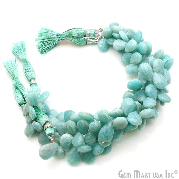 Amazonite Teardrop 9x13mm Faceted...