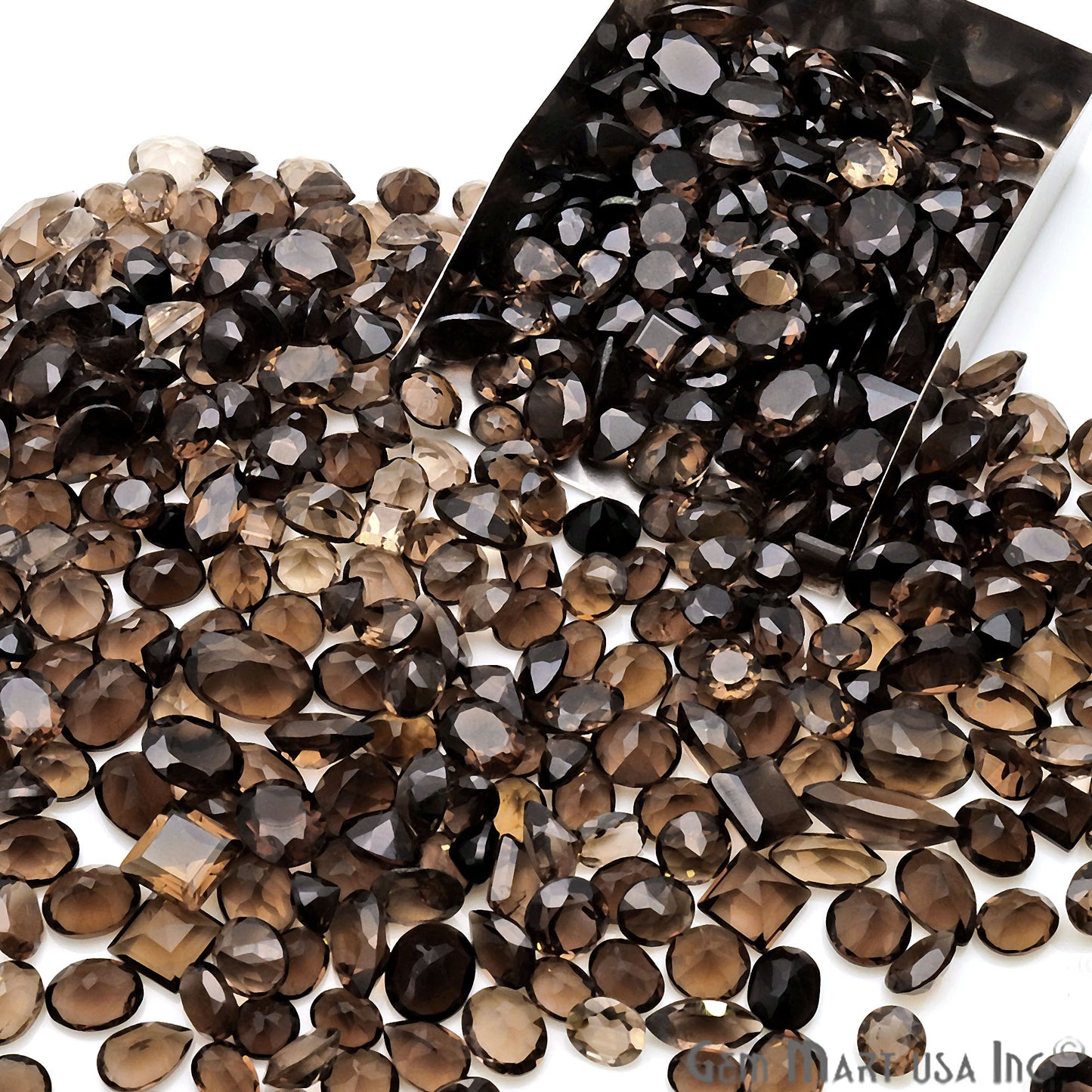 Natural Smoky Topaz Mix Shape Loose Gemstones,Precious Stones - GemMartUSA