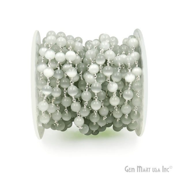 White Monalisa Smooth Beads...