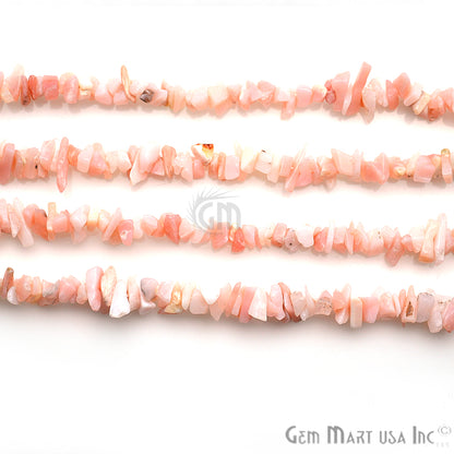 Natural Pink Opal Chip Beads Full Strand 34 Inch (762223558703)