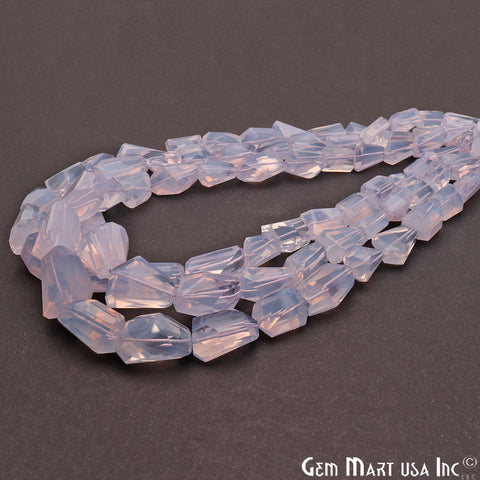 Lavender Quartz Free Form 18x11mm Crafting Beads Gemstone Strands 16INCH - GemMartUSA