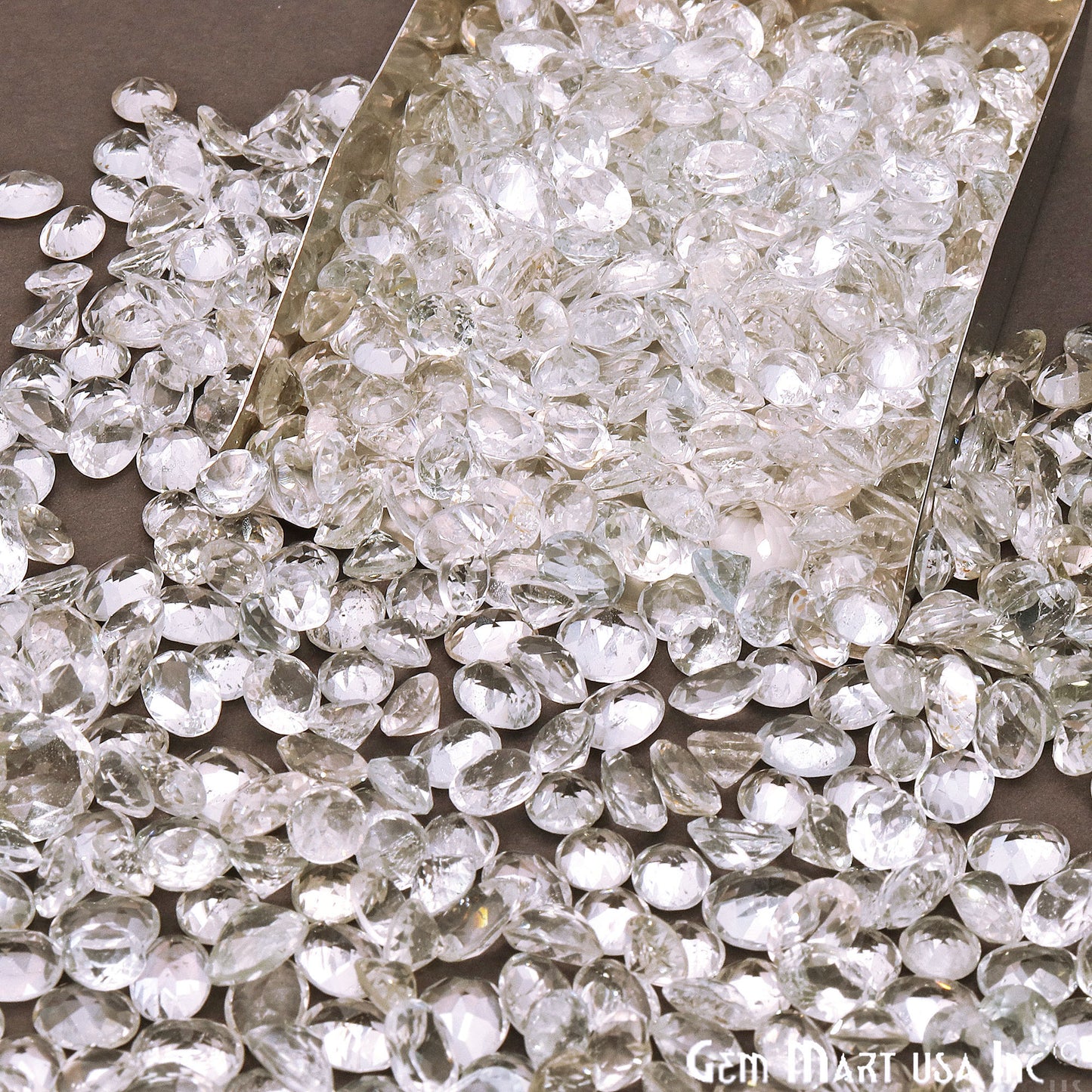 Natural White Topaz Mix Shape Loose Gemstones,Precious Stones - GemMartUSA