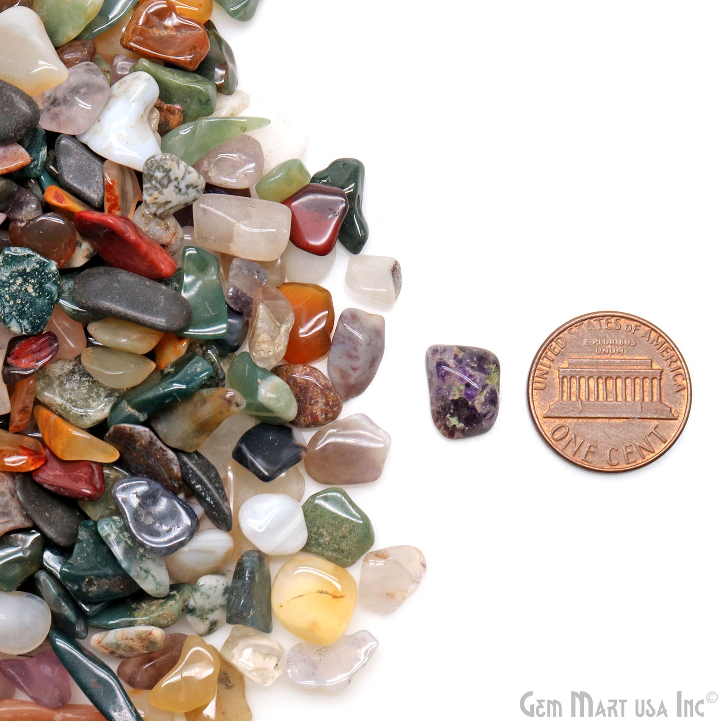 Mixed Rough, 100% Natural Rough Loose Gems, Wholesale Gemstones, 5-12mm, 2oz