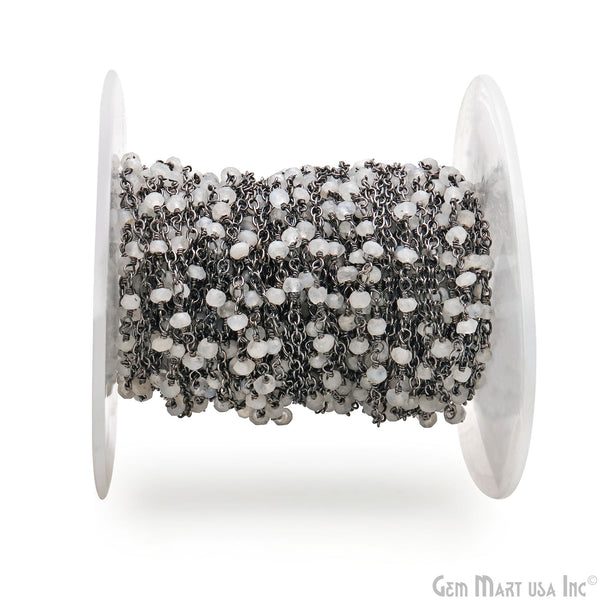 Rainbow Moonstone Beads 3-3.5mm...