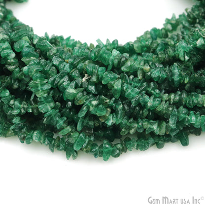 Green Aventurine Gemstones Chips Beads Single Strand 34 inches (754668306479)