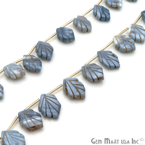 Blue Opal Free Form 18x12mm Crafting Beads Gemstone Strands 10 INCH - GemMartUSA