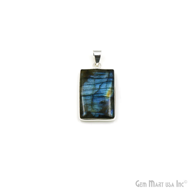 Labradorite Gemstone Rectangle 35x20mm...
