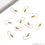 5 Pair Lot Gold Plated 23x9mm Earring Fish Hooks Findings