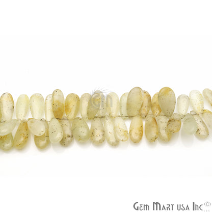 Calcite Pears 28x10mm Crafting Beads Gemstone Briolette Strands 8 Inch - GemMartUSA