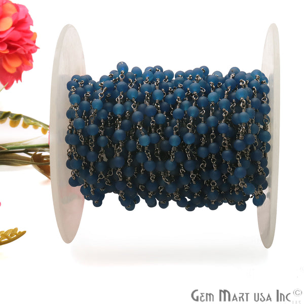 Blue Jade 4mm Round...
