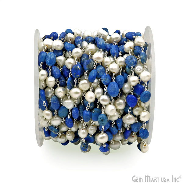 Lapis Tumble Beads 8x5mm...