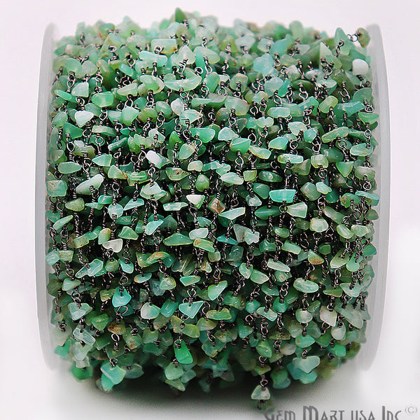 Chrysoprase Nugget Chip Oxidized...