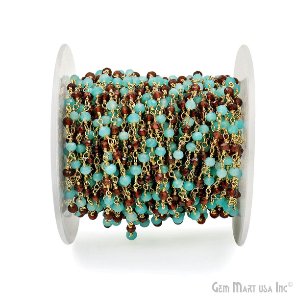 Garnet & Amazonite Beads...