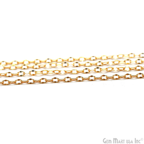 Dainty Gold Plated 3x4mm Finding Chain