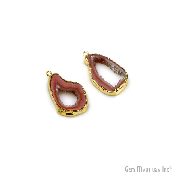 Agate Slice 31x17mm Organic...