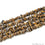 Tiger Eye Chip Beads, 34 Inch, Natural Chip Strands, Drilled Strung Nugget Beads, 7-10mm, Polished, GemMartUSA (CHTE-70004)