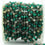 Green Onyx With Labradorite Gemstone Beaded Wire Wrapped Rosary Chain - GemMartUSA