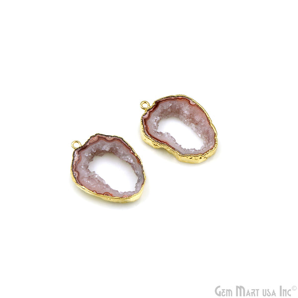Agate Slice 31x21mm Organic...