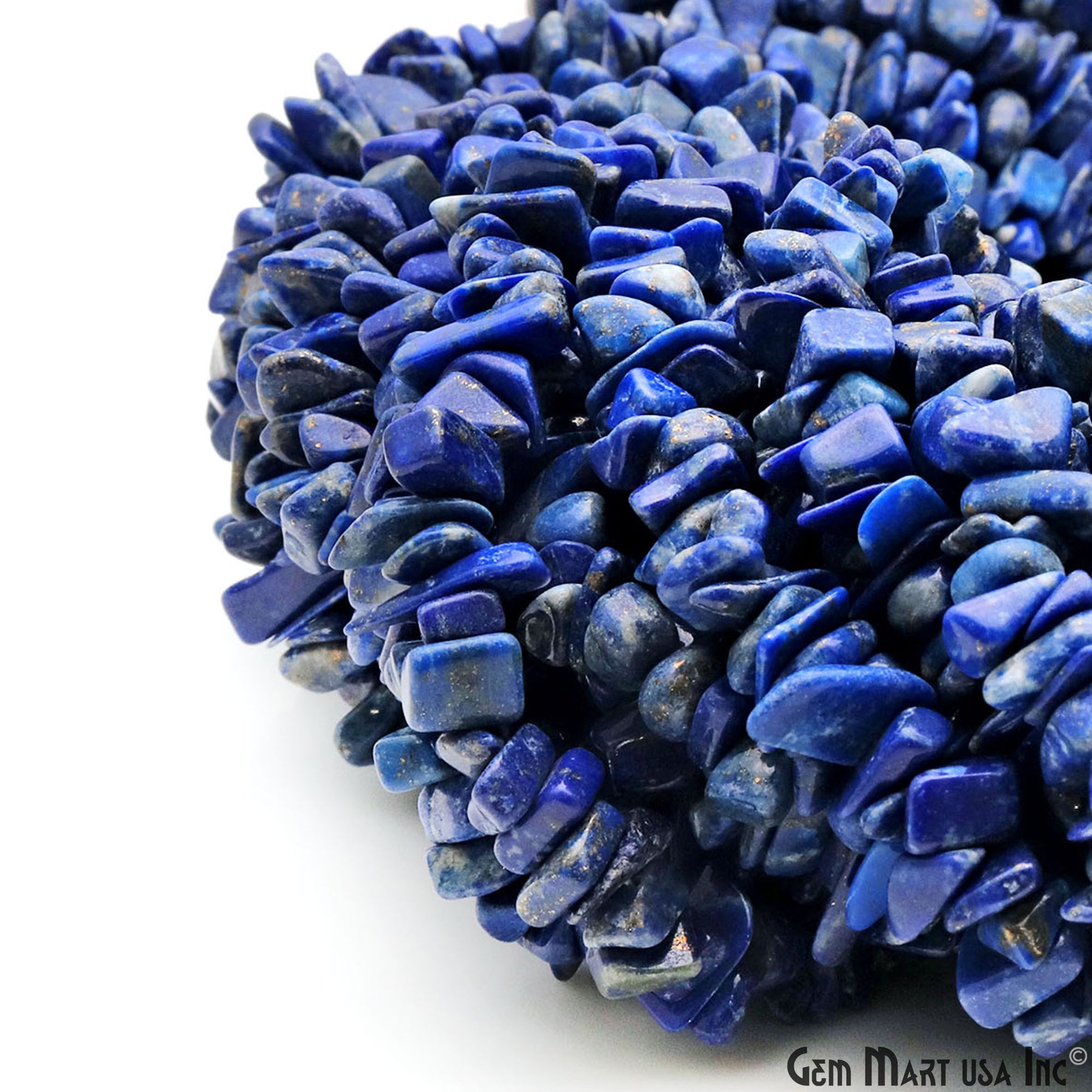 Natural Sodalite Chip Beads, 34 Inch Full Strand (762226212911)