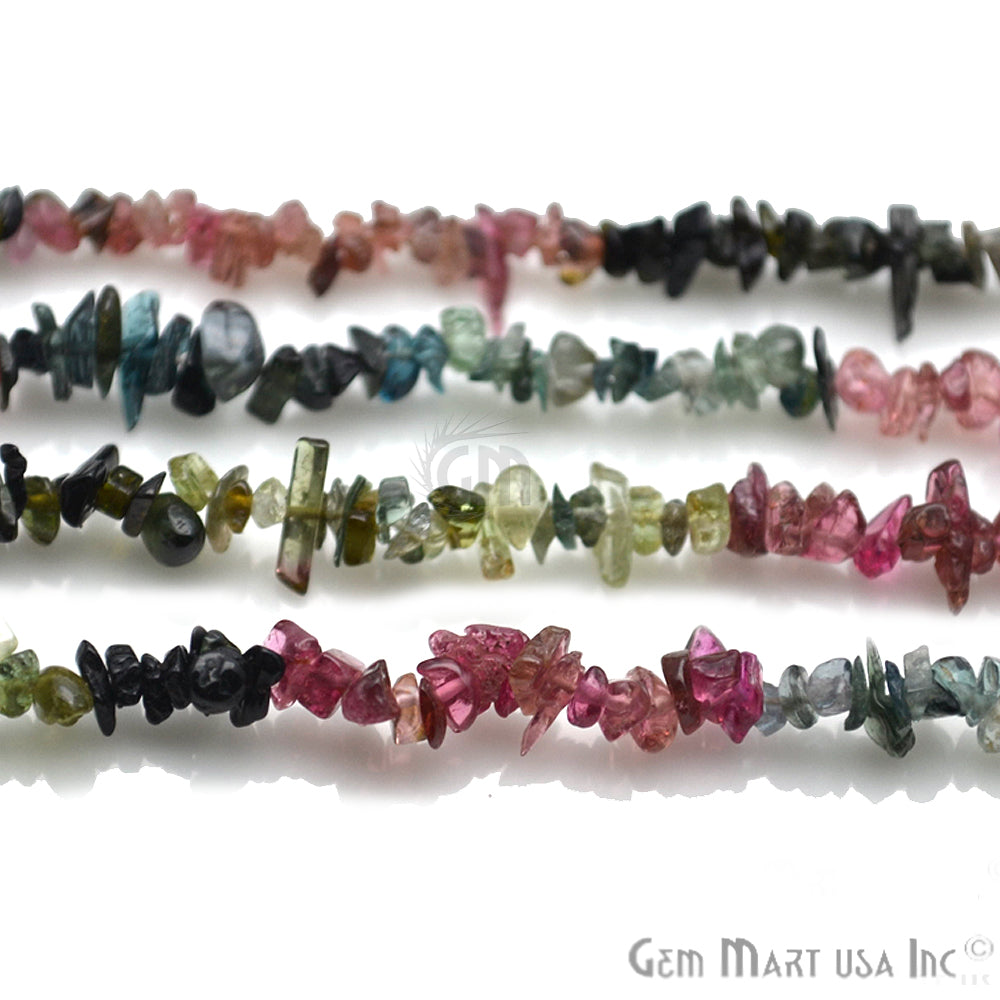 Natural Chip Beads, 34 Inch, Genuine Chip Strands, Drilled Strung Nugget Beads, 3-7mm, Polished, GemMartUSA (70001)