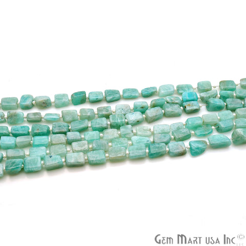 Amazonite Free Form 9x7mm Tumble Beads Gemstone Strands - GemMartUSA