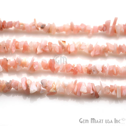 Natural Pink Opal Chip Beads Full Strand 34 Inch (762223558703)