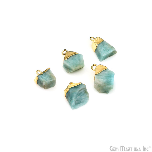 Rough Amazonite Gemstone 15x10mm...