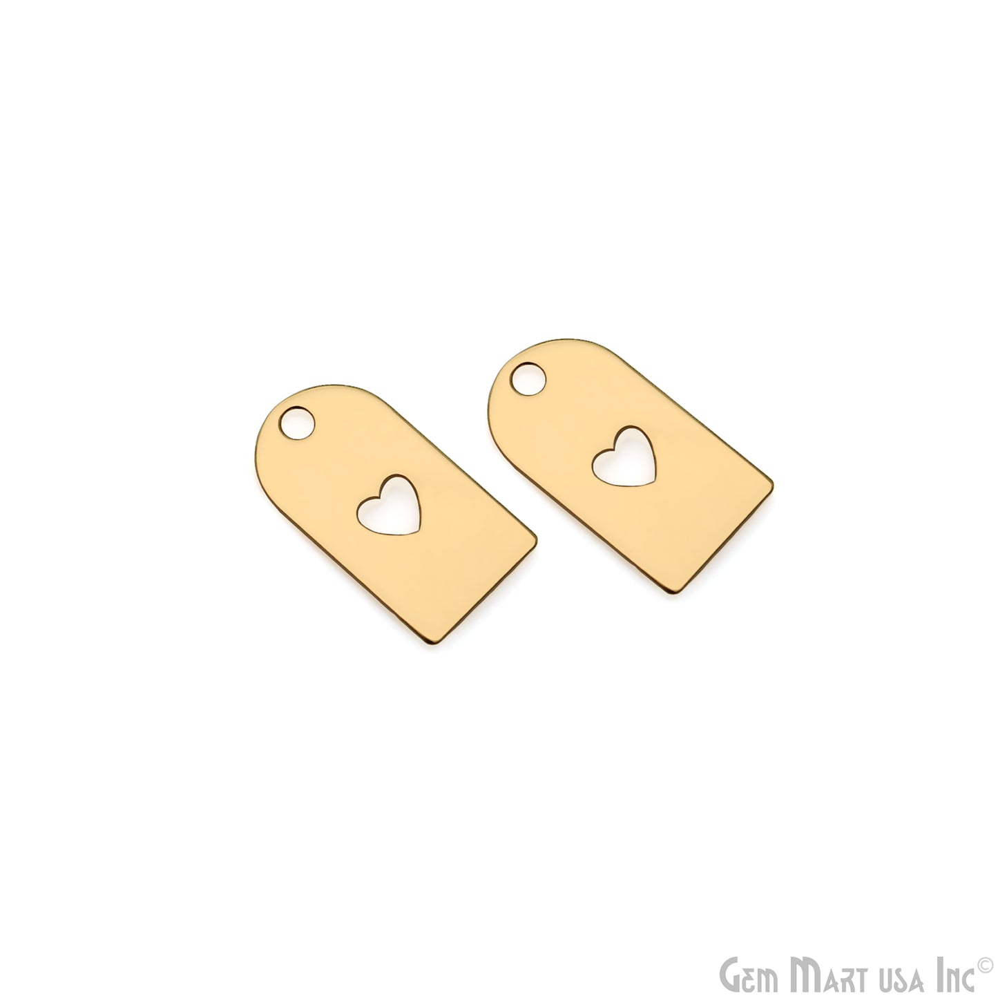 Guitar Pickguard Charm Laser Finding Gold Plated 10x17mm Charm For Bracelets & Pendants