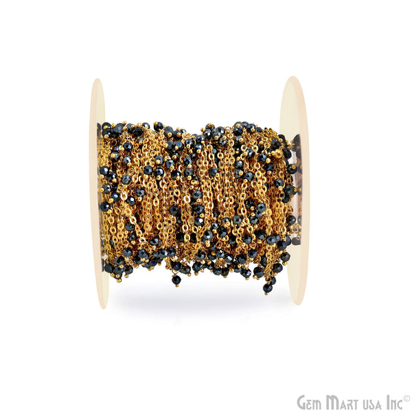 Black Pyrite Faceted Tiny...