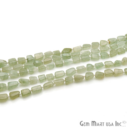 Aventurine Free Form 9x7mm Tumble Beads Gemstone Strands - GemMartUSA