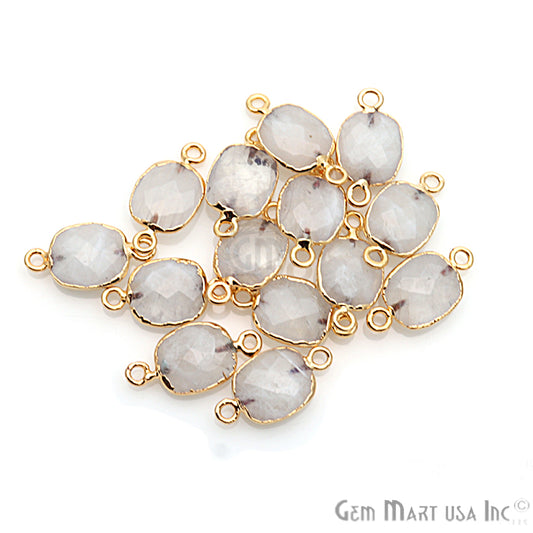 gemstone connector beads, gemstone connector pendant