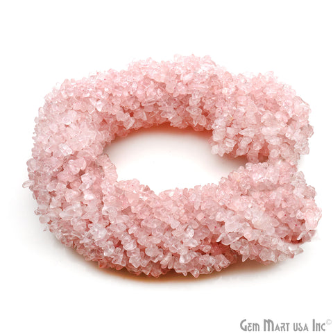 Natural Rose Quartz Chip Nugget Beads 34 inch Full Strand (762225197103)