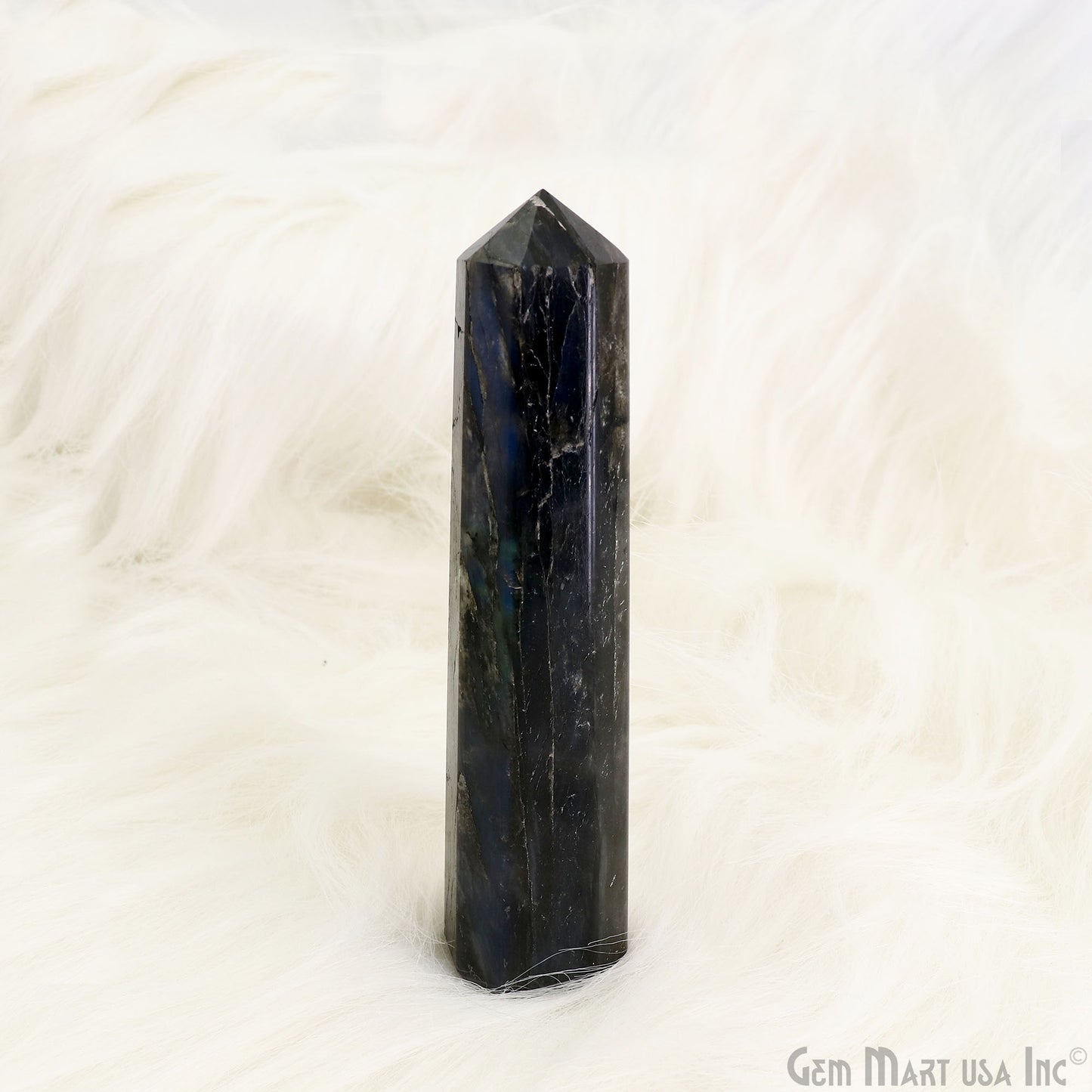 Labradorite Gemstone Jumbo Tower Crystal Tower Obelisk Healing Meditation Gemstones 4-5 Inch