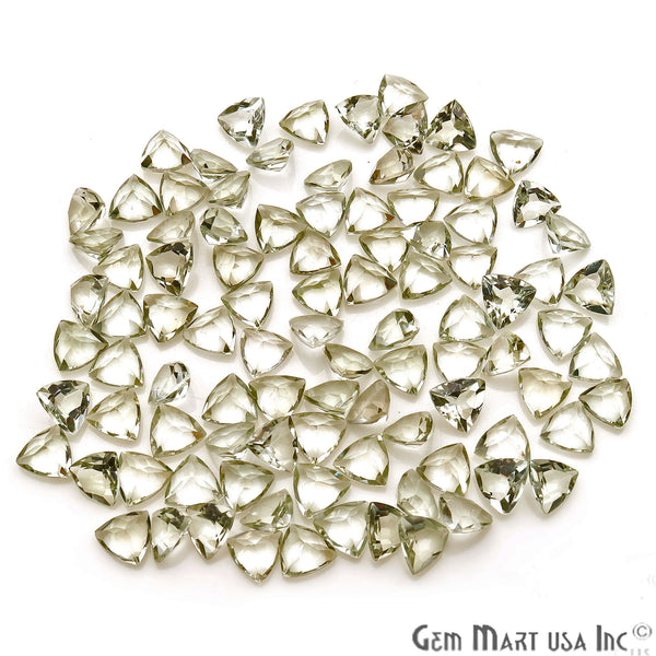 Green Amethyst Trillion Gemstone,...