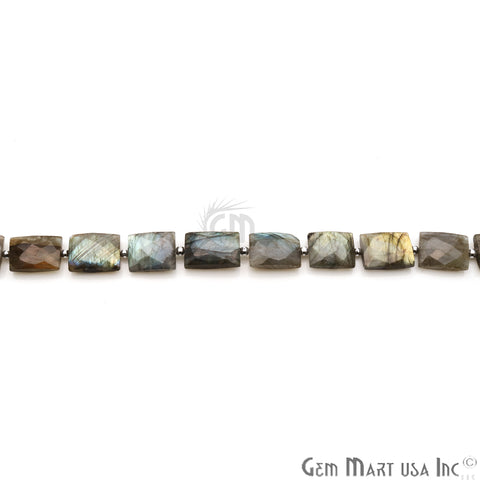 Labradorite 17x12mm Rectangle Crafting Beads Gemstone Strands 11 Inch - GemMartUSA