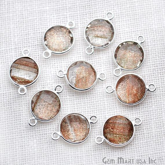 gemstone connector beads, gemstone connector pendant
