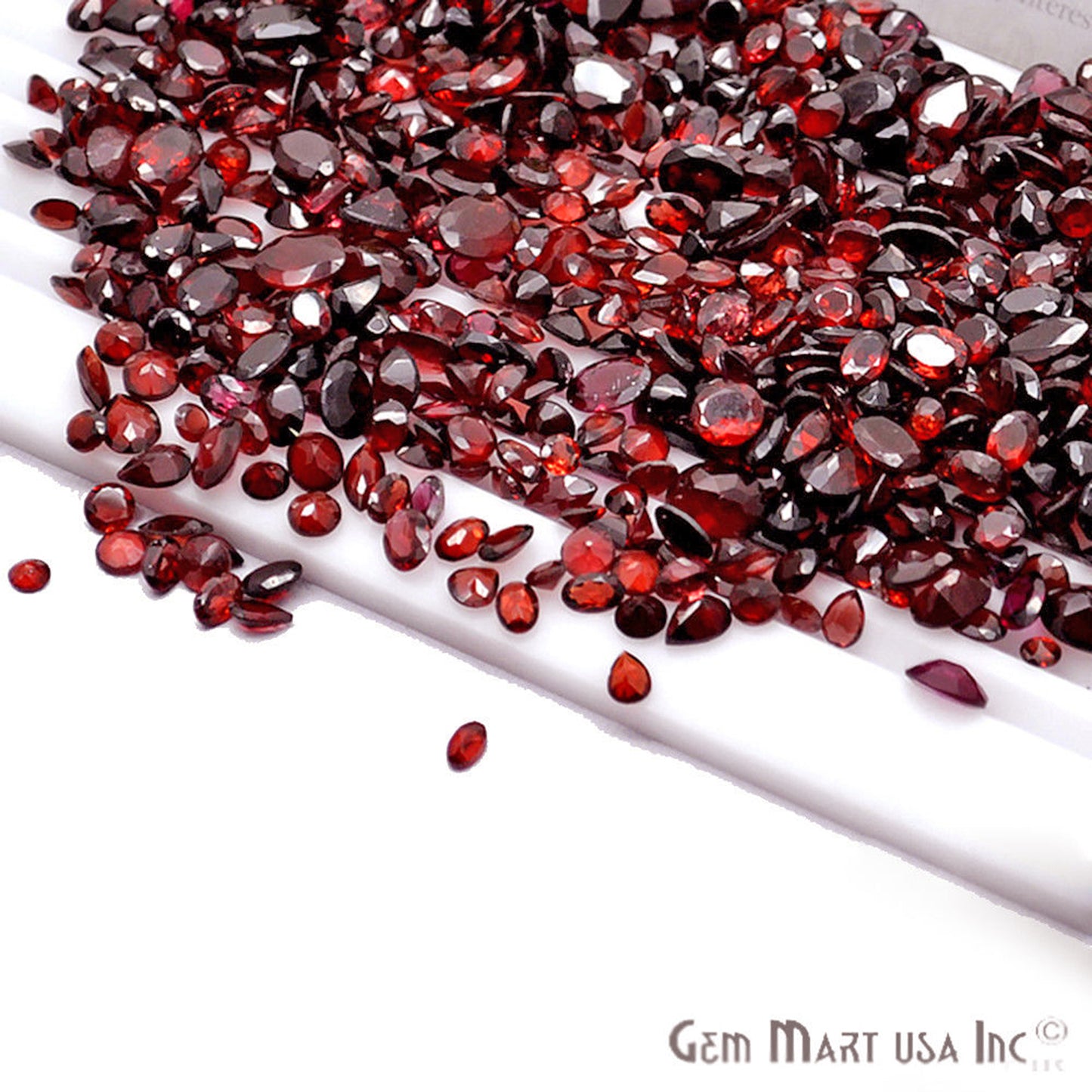 50 Carat Garnet Mix Shape A+ Grade Wholesale Loose Gemstones - GemMartUSA