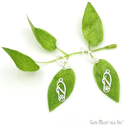 Slipper Shape Metal 23.5x9mm Finding Charm Connector