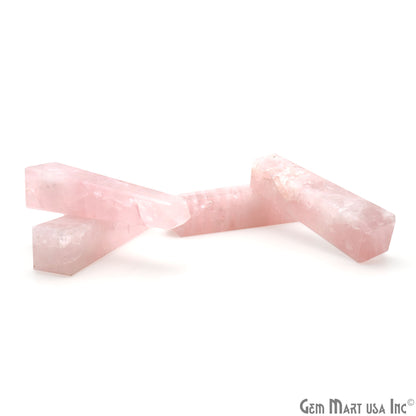 Rose Quartz Rectangle Pencil Healing Gemstone Spiritual Pencil 89x20mm