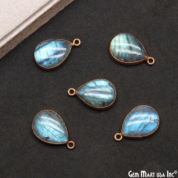 Labradorite Cabochon Pears Single...