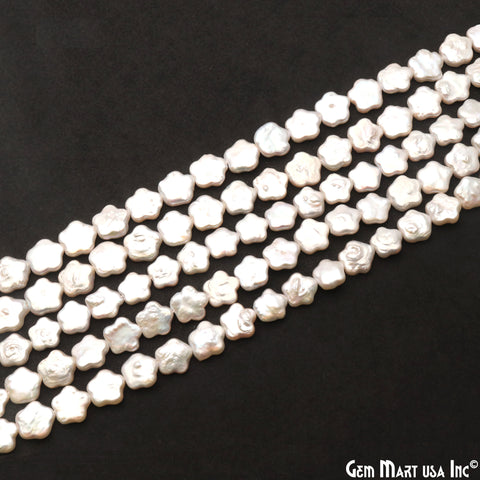 Pearl Free Form 10mm Beads Strand 16" (42 Beads)