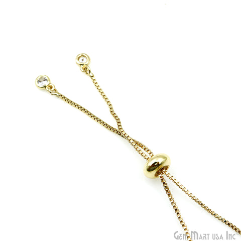 Arrow Head 40x18mm Gold Electroplated Slide Bracelet 4 Inch