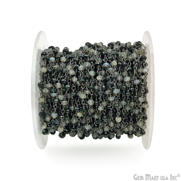 Black Spinel & Labradorite...