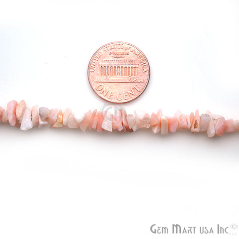 Natural Pink Opal Chip Beads Full Strand 34 Inch (762223558703)