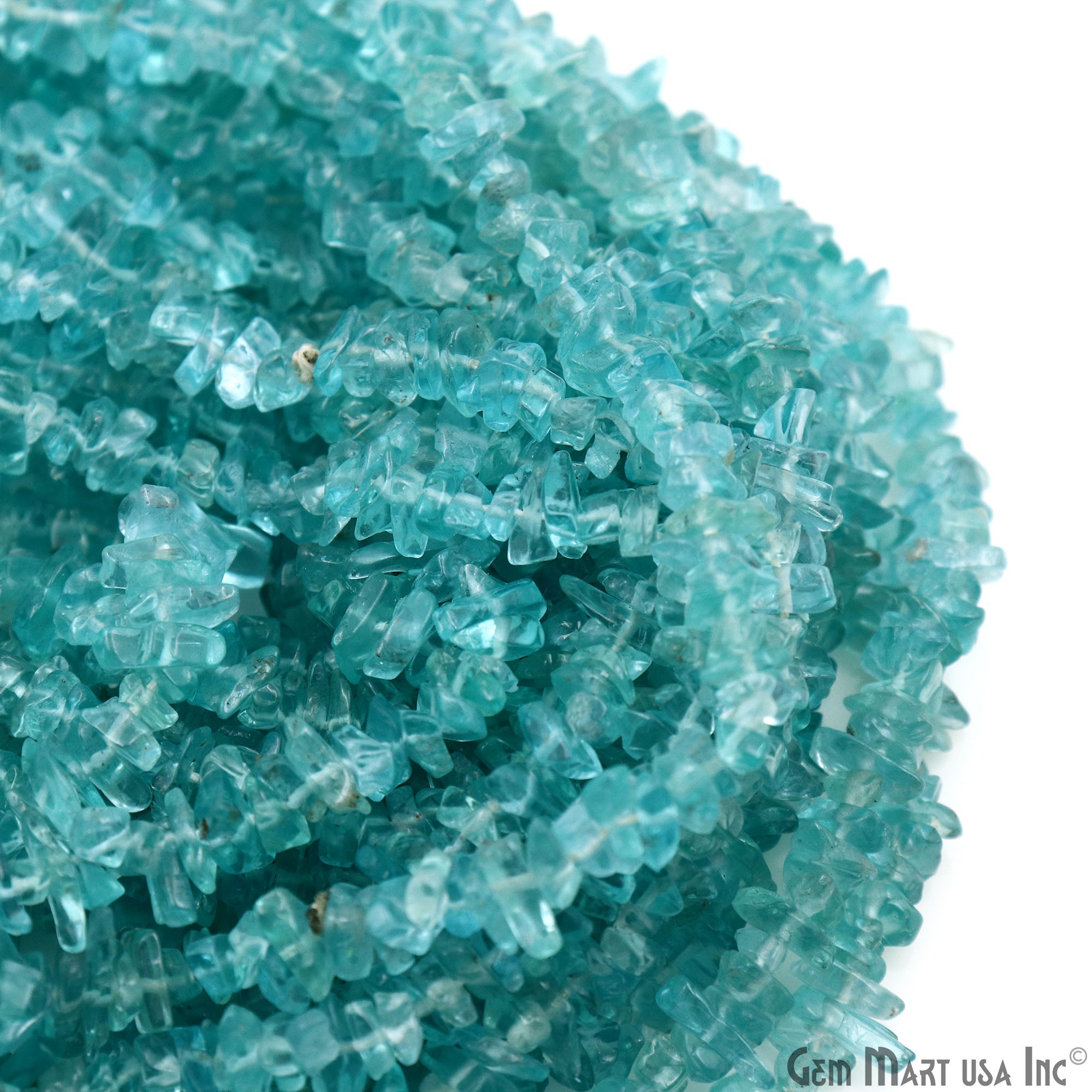 Natural Apatite Chip Beads 34 Inch Full Strand (762206584879)